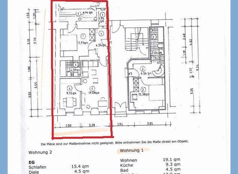 Wohnung zum Kauf 42.000 € 2 Zimmer 55,6 m² 1. Geschoss Pfarrgasse 6 Auerbach 08209