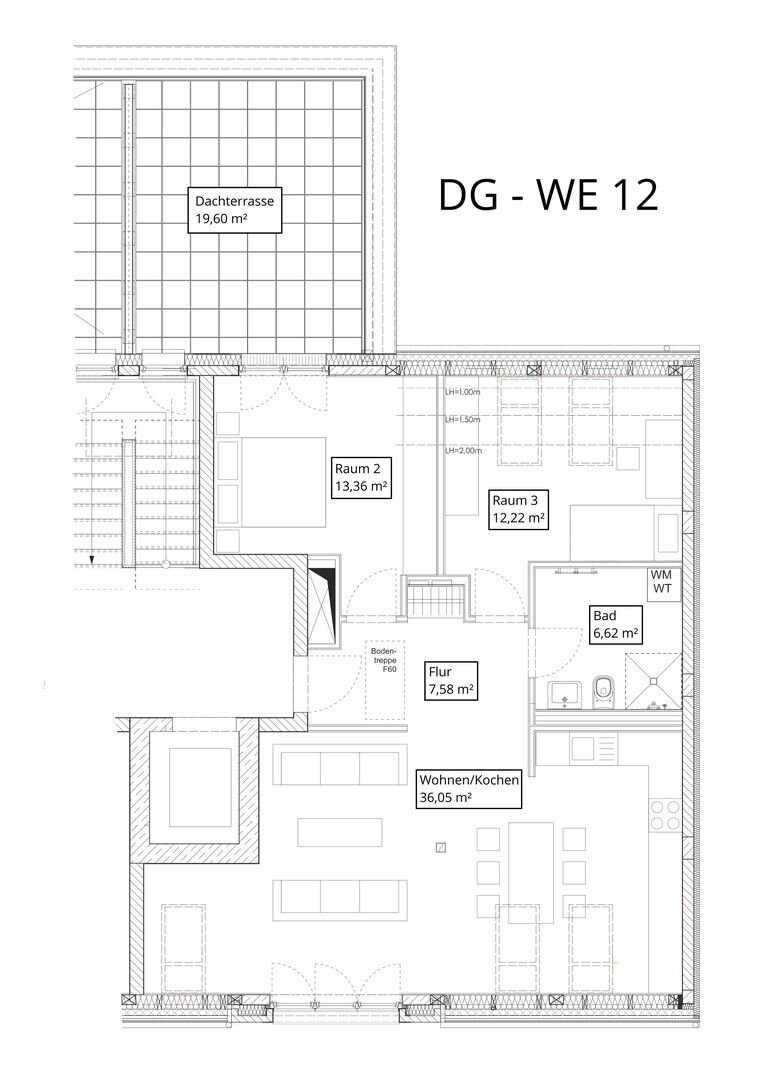 Wohnung zum Kauf provisionsfrei 409.000 € 3 Zimmer 86 m²<br/>Wohnfläche 3.<br/>Geschoss Schützenplatz Lüneburg 21337