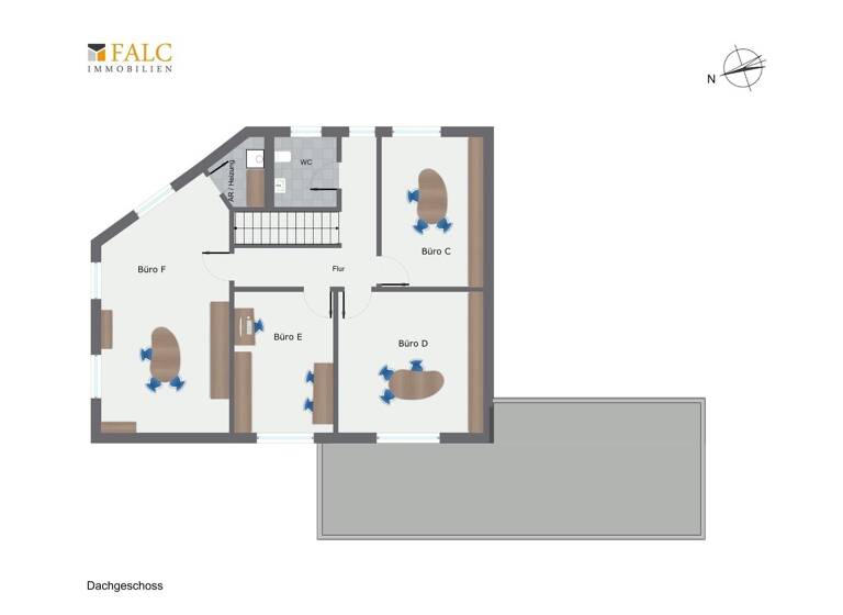 Praxis zur Miete 356 € 1 Zimmer 32,4 m² Bürofläche Stadtlohn 48703