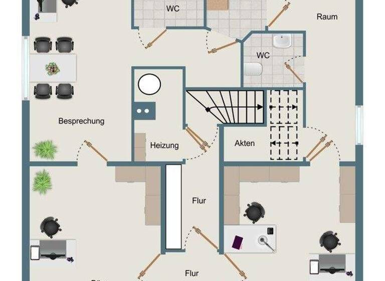 Bürofläche zur Miete 1.000 € 3,5 Zimmer 84 m² Bürofläche Heide 25746