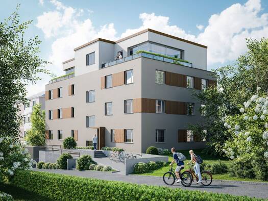 Terrassenwohnung zum Kauf provisionsfrei 633.500 € 3 Zimmer 80,4 m² Frauenland Würzburg 97074
