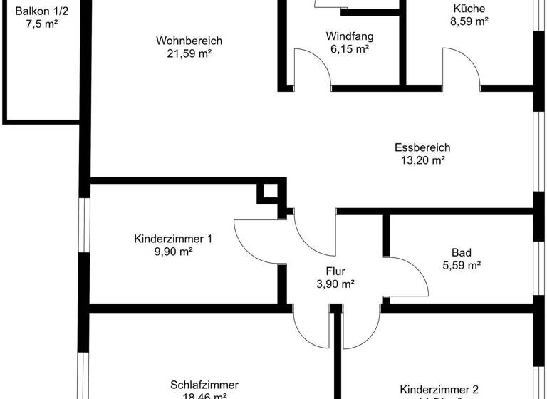Wohnung zum Kauf 229.000 € 4,5 Zimmer 101,1 m² 4. Geschoss Roding 93426