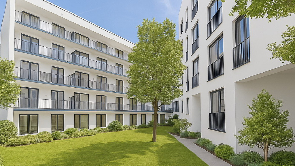 Wohnung zur Miete - Erstbezug 1.515 € 3 Zimmer 68,2 m² 1. Geschoss Martinstr. 42e Bilk Düsseldorf 40223