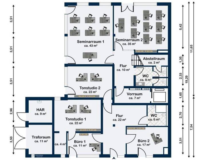 Gewerbeobjekt zum Kauf als Kapitalanlage geeignet 2.400.000 € 545,8 m² 908 m² Grundstück Ebnet Freiburg im Breisgau / Ebnet 79117