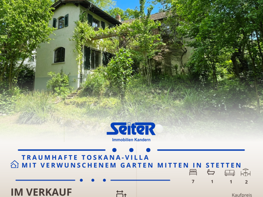 Haus zum Kauf 1.250.000 € 9 Zimmer 253 m² 1.250 m² Grundstück frei ab sofort Stettengasse 50 Stetten Lörrach 79540