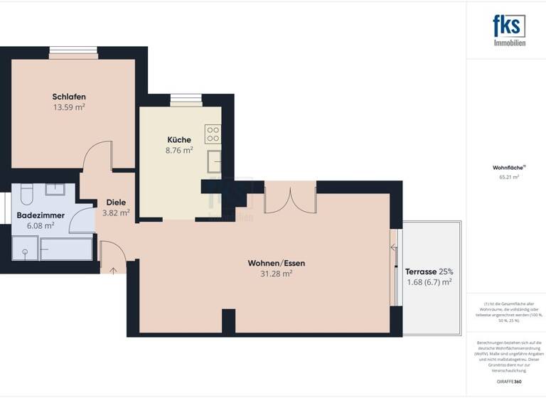 Wohnung zum Kauf 128.000 € 2 Zimmer 65 m² Riegelsberg Riegelsberg / Güchenbach 66292