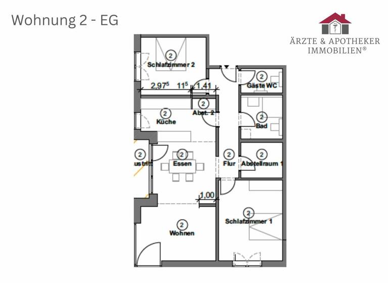 Wohnung zur Miete - Erstbezug 1.400 € 3 Zimmer 105,8 m² frei ab 01.05.2026 Todtglüsingen Tostedt / Todtglüsingen 21255