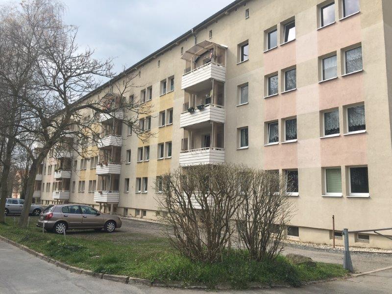 Wohnung zur Miete 320 € 3 Zimmer 57,1 m²<br/>Wohnfläche 1.<br/>Geschoss Käthe-Kollwitz-Platz 2 Hermsdorf 07629