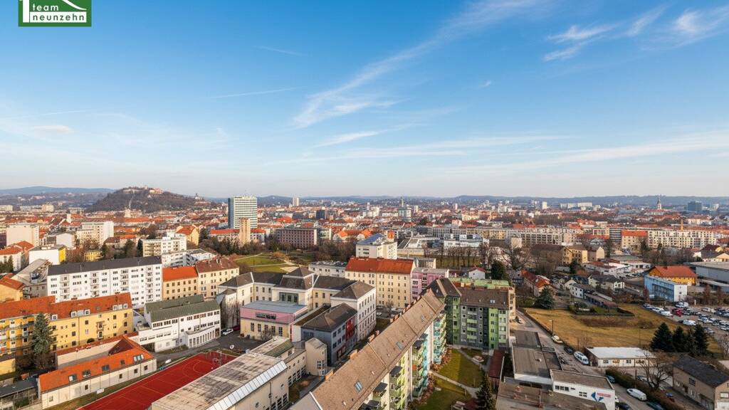 Wohnung zur Miete - Erstbezug 754 € 3 Zimmer 56,8 m² 6. Geschoss frei ab 01.05.2026 Kärntner Straße 1 Gries Graz 8020