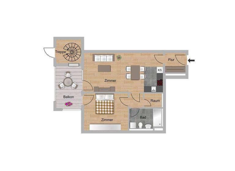 Wohnung zur Miete - Erstbezug 1.168 € 2 Zimmer 59,4 m² Brigitte-Frauendorf-Straße 38 Bockenheim Frankfurt am Main 60486