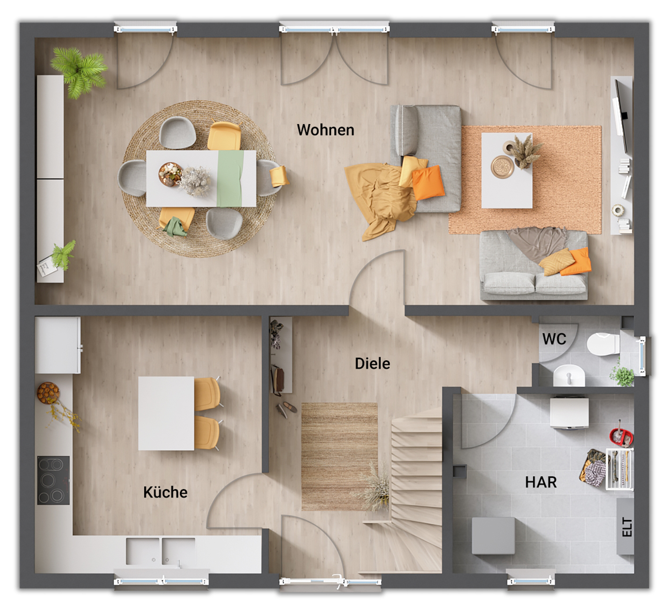 Haus zum Kauf 250.590 € 5 Zimmer 132 m²<br/>Wohnfläche Bennemühlen Wedemark 30900