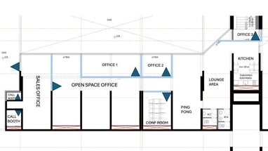 Büro-/Praxisfläche zur Miete 4.215 € Split