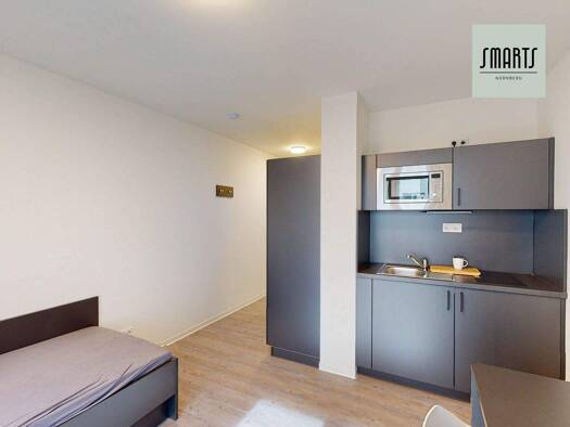 Studio zur Miete 510 € 1 Zimmer 19,9 m² 1. Geschoss Stephanstraße 5 St Peter Nürnberg 90478