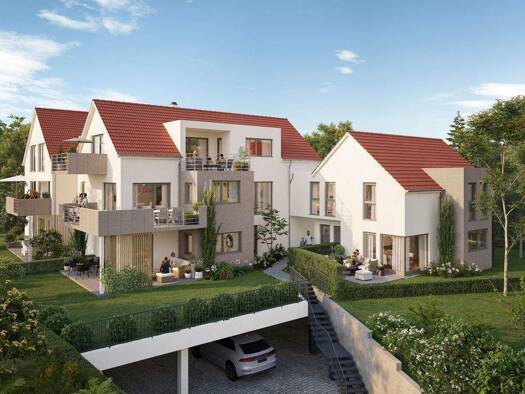 Wohnung zum Kauf - Erstbezug provisionsfrei 689.260 € 3 Zimmer 125,3 m² 2 Geschosse Nördlinger Straße 12 Schwabach Schwabach 91126
