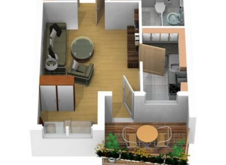 Wohnung zur Miete 750 € 1 Zimmer 37 m² Geschoss 1/3 frei ab 01.06.2026 Ruhbronnweg 12 Pleidelsheim 74385