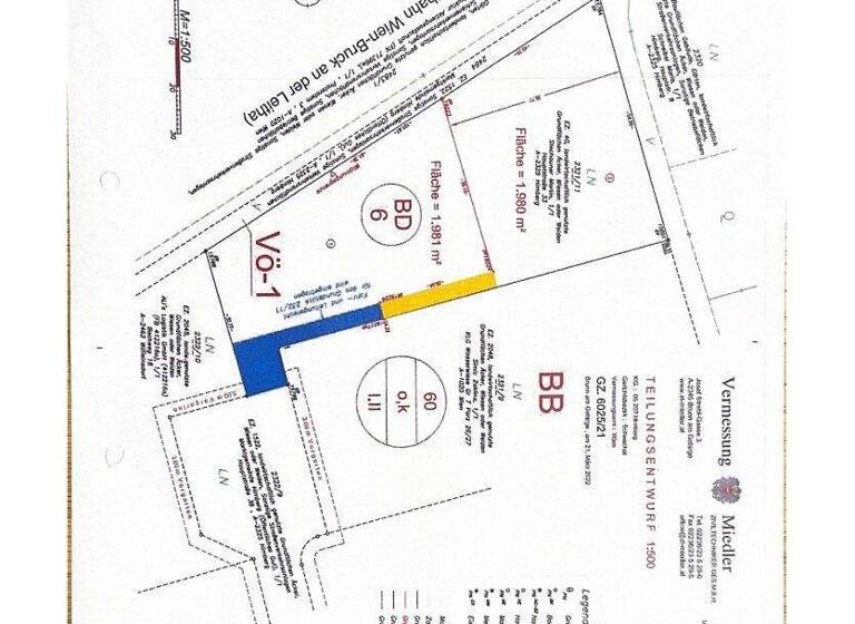 Gewerbegrundstück zum Kauf 1.180.000 € 3.961 m² Grundstück Himberg 2325