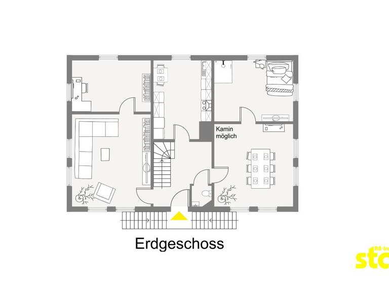 Einfamilienhaus zur Miete 1.250 € 5,5 Zimmer 140 m² 600 m² Grundstück Kleinkahl 63828