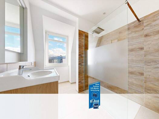 Wohnung zur Miete 770 € 2 Zimmer 62,1 m² 3. Geschoss Weststadt Fürth 90766