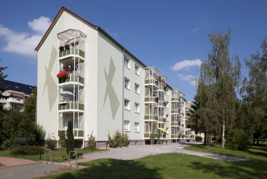 Wohnung zur Miete 327 € 3 Zimmer 60,5 m² 3. Geschoss Körnersche Straße 9 Mühlhausen Mühlhausen 99974