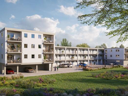 Wohnung zum Kauf - Erstbezug provisionsfrei 396.000 € 3 Zimmer 80 m² 2. Geschoss Illertissen Illertissen 89257