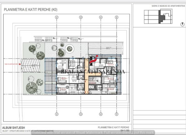 Studio zum Kauf 115.115 € 1 Zimmer 49,4 m² 2. Geschoss frei ab sofort Saranda 9701