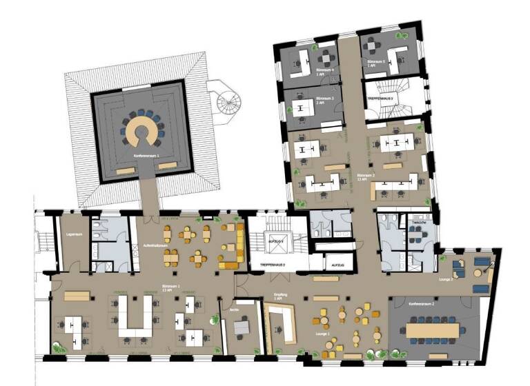 Bürofläche zur Miete provisionsfrei 12.400 € 775 m² Bürofläche Zentrum Leipzig 04109