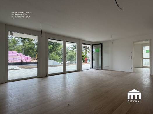 Terrassenwohnung zum Kauf - Erstbezug provisionsfrei 648.000 € 4,5 Zimmer 123,8 m² 3 Geschosse frei ab sofort Faberweg Kirchheim Kirchheim unter Teck 73230
