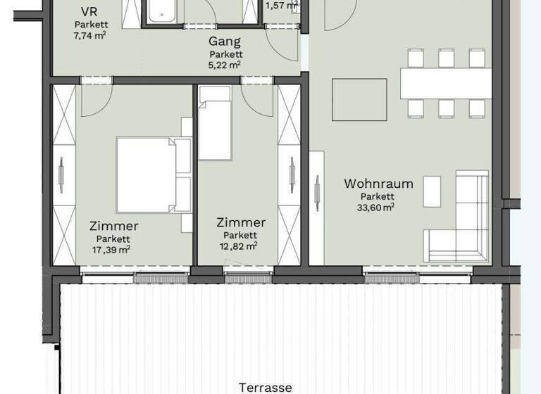 Wohnung zum Kauf - Erstbezug 765.000 € 3,5 Zimmer 103 m² 1. Geschoss Bad Ischl 4820
