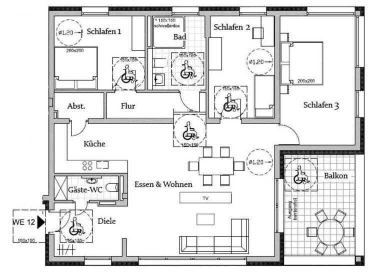 Wohnung zum Kauf - Erstbezug provisionsfrei 4 Zimmer 135,1 m² 2. Geschoss Wittlinger Straße Rümmingen 79595