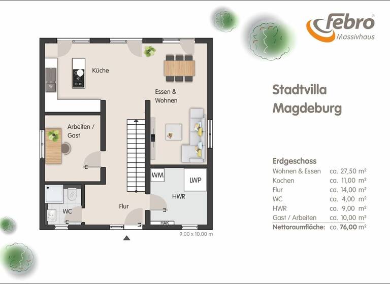 Villa zum Kauf provisionsfrei 626.400 € 5 Zimmer 145 m² 797 m² Grundstück Zum Grillensee 22 Naunhof 04683