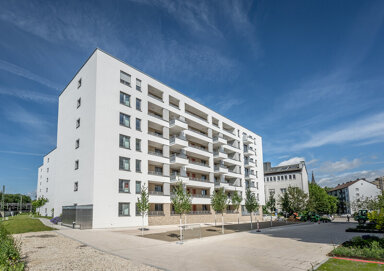 Penthouse zur Miete 1.091 € 3 Zimmer 79,6 m² 5. Geschoss frei ab 01.12.2024 Von-Hünefeld-Straße 20+22 Stadtmitte Neu-Ulm 89231