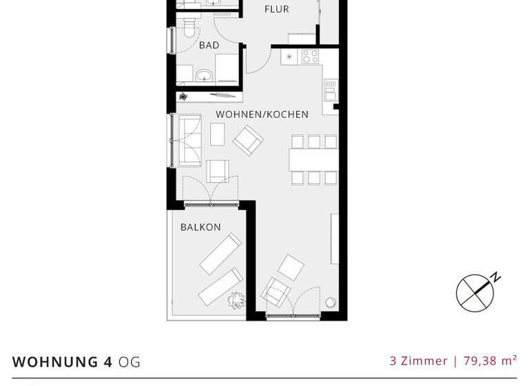 Wohnung zum Kauf - Erstbezug 799.000 € 2 Zimmer 79,4 m² Timmendorfer Strand 23669