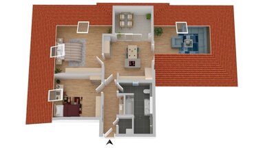 Wohnung zur Miete 1.555 € 4 Zimmer 119,6 m² 3. Geschoss frei ab sofort Bahnhofstr. 5 Weißig (Hauptstr.) Dresden 01259