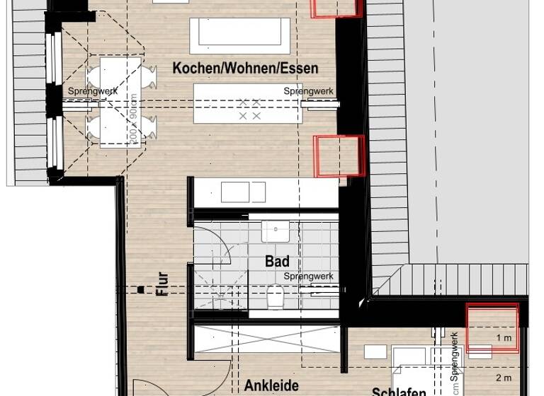 Wohnung zur Miete 886 € 2 Zimmer 63,3 m² EG Fischeln Krefeld 47807