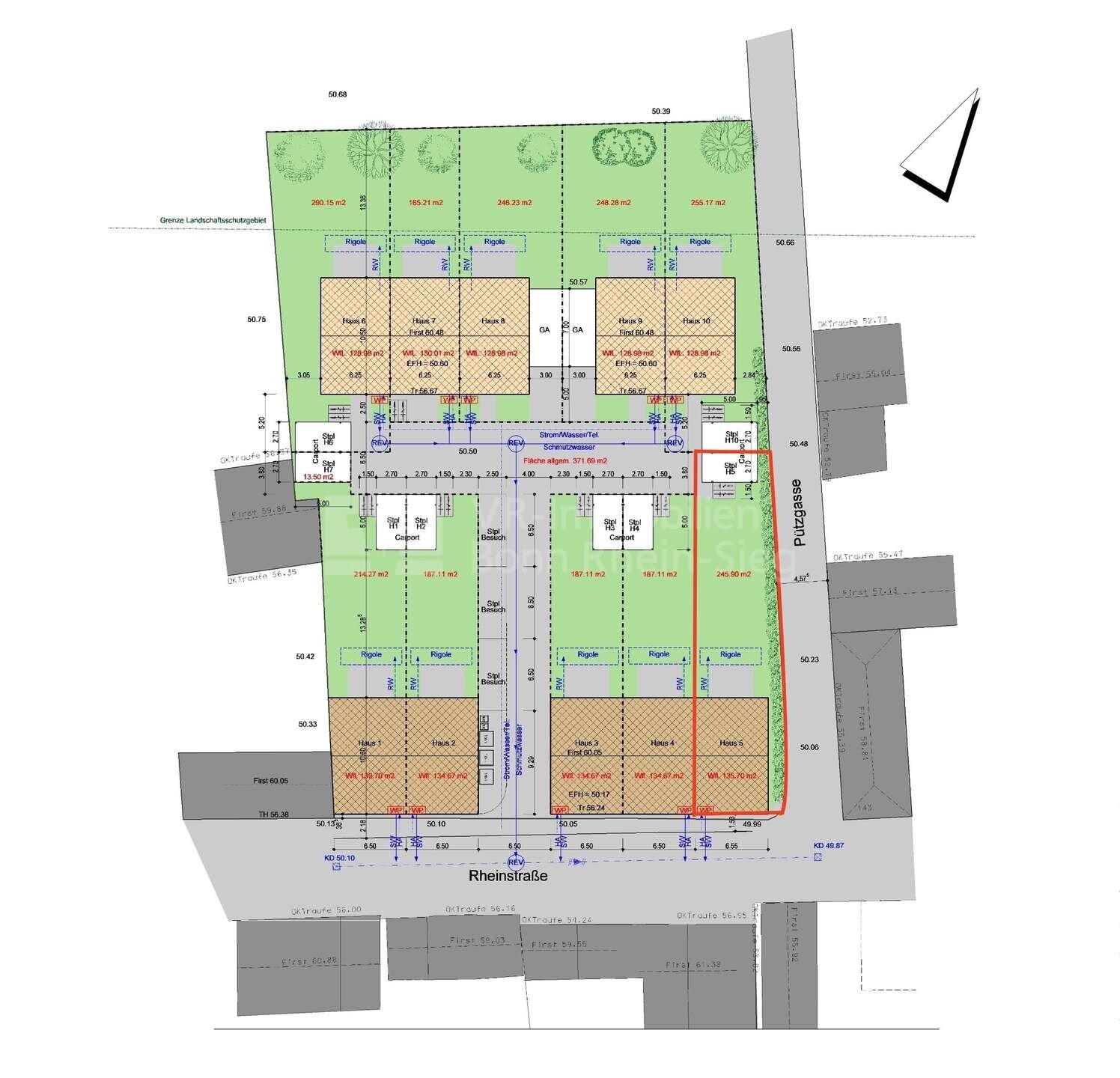 Reihenendhaus zum Kauf provisionsfrei 630.000 € 5 Zimmer 136 m²<br/>Wohnfläche 245 m²<br/>Grundstück Urfeld Wesseling 50389