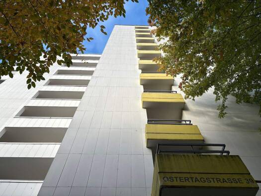 Wohnung zur Miete nur mit Wohnberechtigungsschein 531 € 2 Zimmer 64,4 m² 9. Geschoss frei ab 01.12.2025 Ostertagstraße 39 Eltingen Leonberg 71229