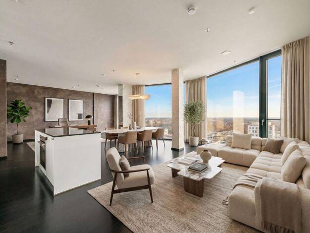 Wohnung zum Kauf 1.350.000 € 3 Zimmer 86 m² 14. Geschoss Neuhausen-Nymphenburg München 80639