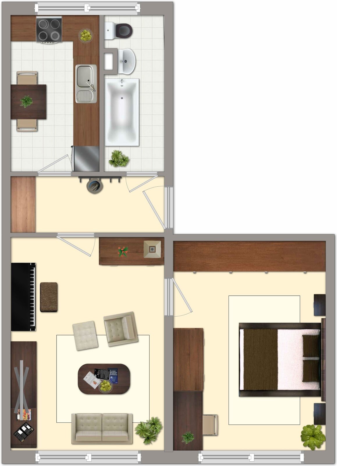 Wohnung zur Miete 265 € 2 Zimmer 46,7 m²<br/>Wohnfläche 3.<br/>Geschoss Ahornstraße 40 Südost Altenburg 04600