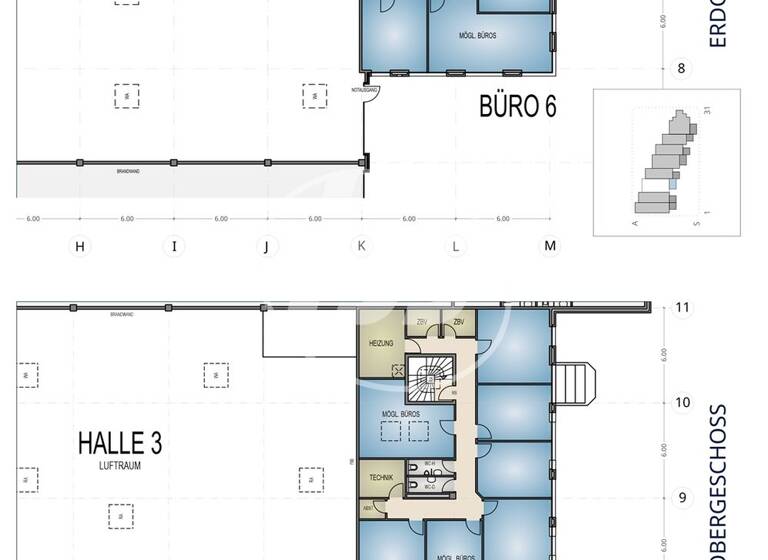 Bürofläche zur Miete provisionsfrei 7,50 € 198 m² Bürofläche Kränkelsweg 2-16 Stadtmitte Viersen 41748