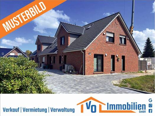 Reihenendhaus zum Kauf - Erstbezug 365.000 € 4 Zimmer 109 m² 320 m² Grundstück frei ab 01.08.2026 Wiesmoor 26639