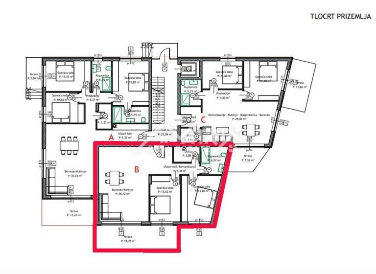 Wohnung zum Kauf 570.000 € 3 Zimmer 104 m² Rovinj Rovinj