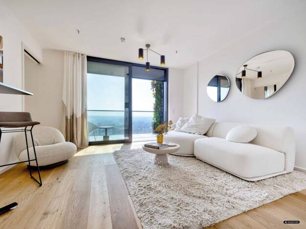 Wohnung zum Kauf - Neubau provisionsfrei 510.000 € 2 Zimmer 52,1 m² 25. Geschoss Europa-Allee Gallus Innenstadt I 60327
