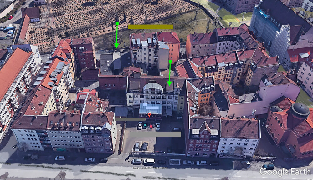 Grundstück zum Kauf 3.580.000 € 2.087 m²<br/>Grundstück Gostenhof Nürnberg 90429