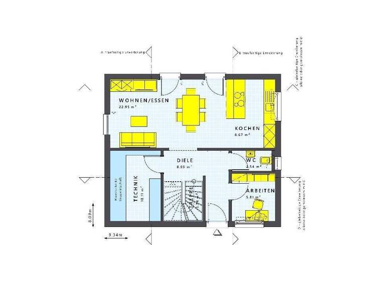 Einfamilienhaus zum Kauf 544.965 € 6 Zimmer 125 m² 334 m² Grundstück Usingen 61250