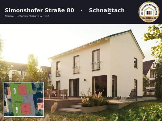 Einfamilienhaus zum Kauf - Erstbezug provisionsfrei 665.345 € 6 Zimmer 167 m² 464 m² Grundstück frei ab sofort Simonshofer Straße 80 Schnaittach Schnaittach 91220