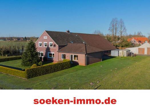 Bauernhaus zum Kauf 395.000 € 5 Zimmer 175 m² 11.388 m² Grundstück Schirum Aurich 26605