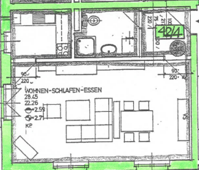 Wohnung zur Miete 717 € 2 Zimmer 41,8 m²<br/>Wohnfläche Walgaustraße 42, Top 4 Bludesch 6719