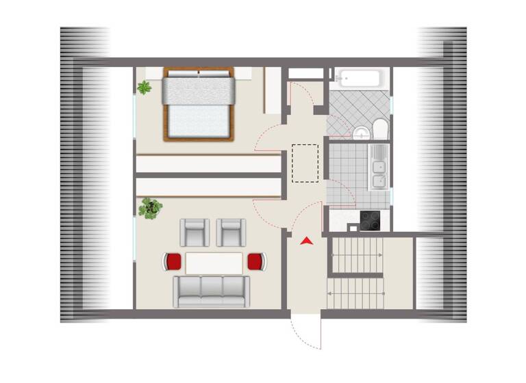 Wohnung zum Kauf 137.000 € 2 Zimmer 44 m² Bubenreuth 91088