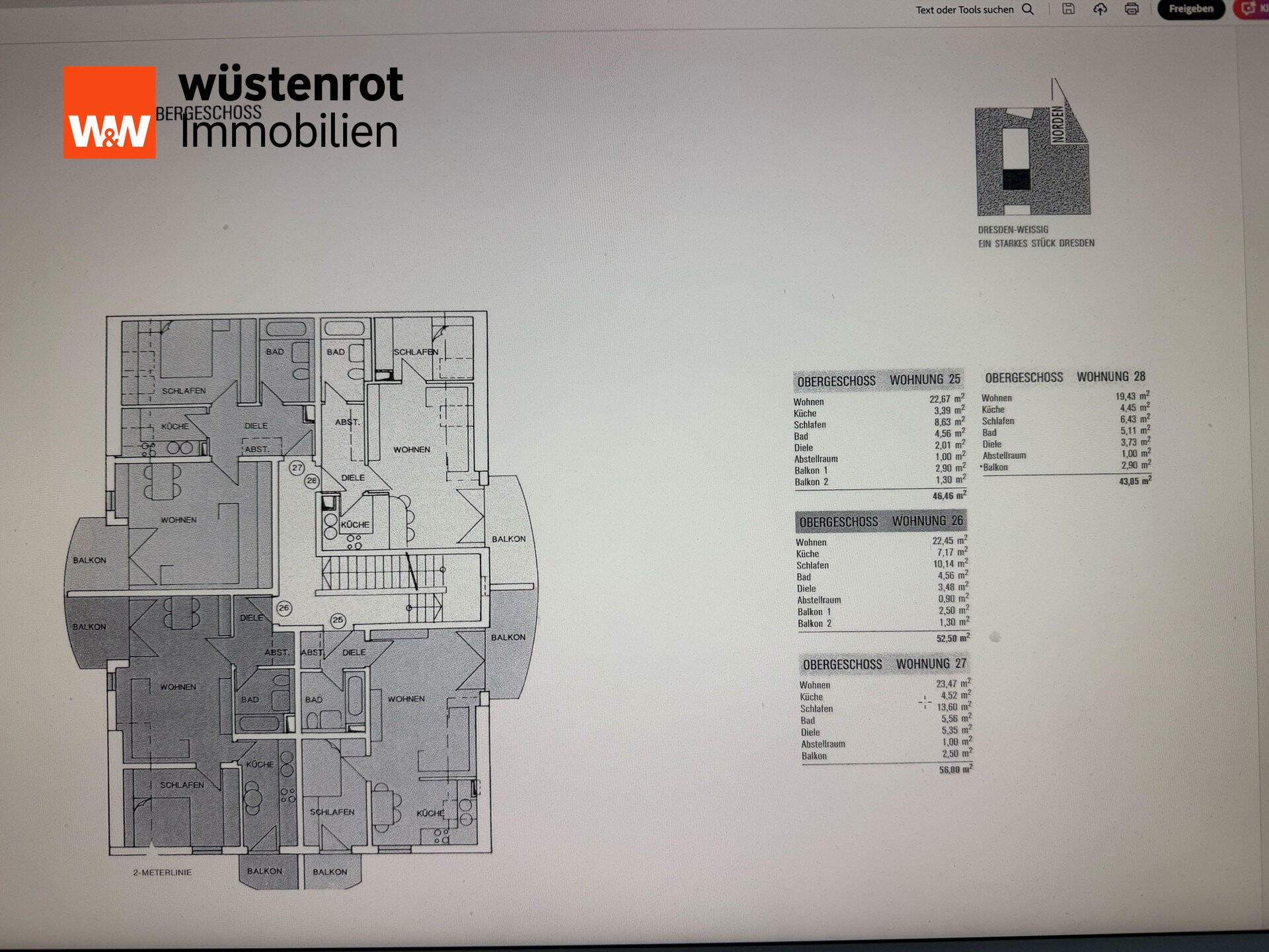 Wohnung zum Kauf 89.000 € 2 Zimmer 46,5 m²<br/>Wohnfläche Weißig (Am Weißiger Bach) Dresden / Weißig 01328