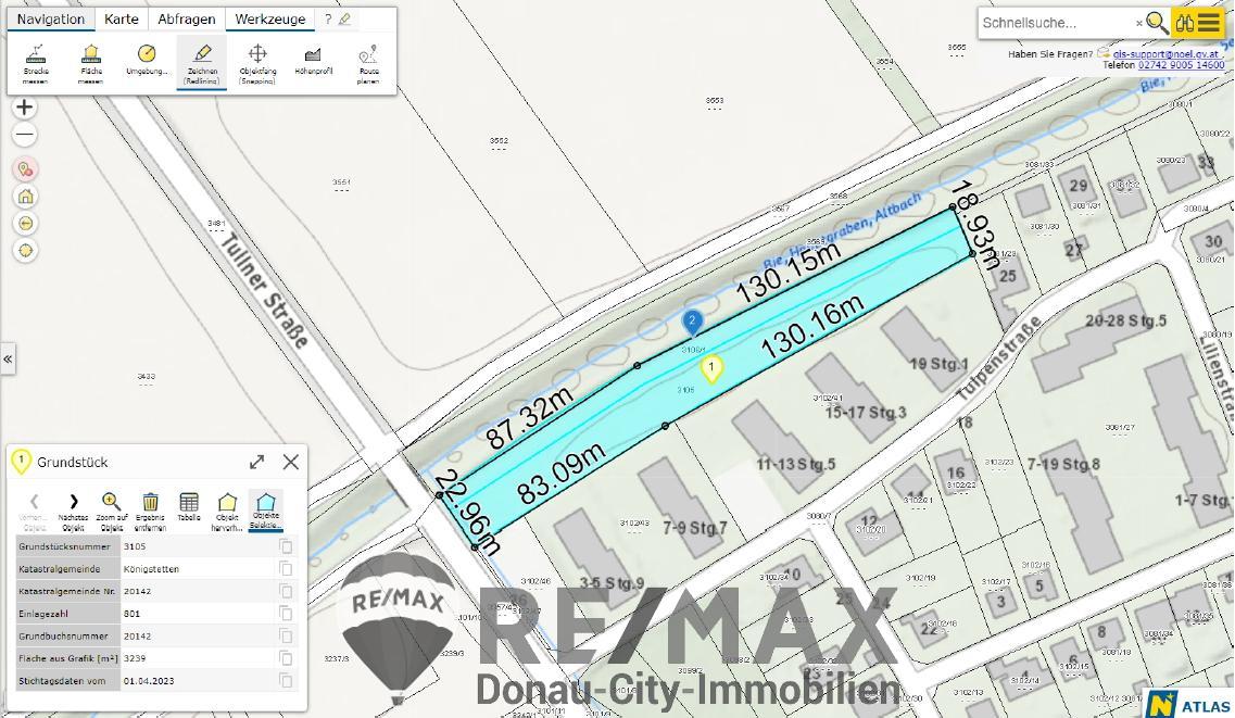 Grundstück zum Kauf 4.950 m²<br/>Grundstück Königstetten 3433